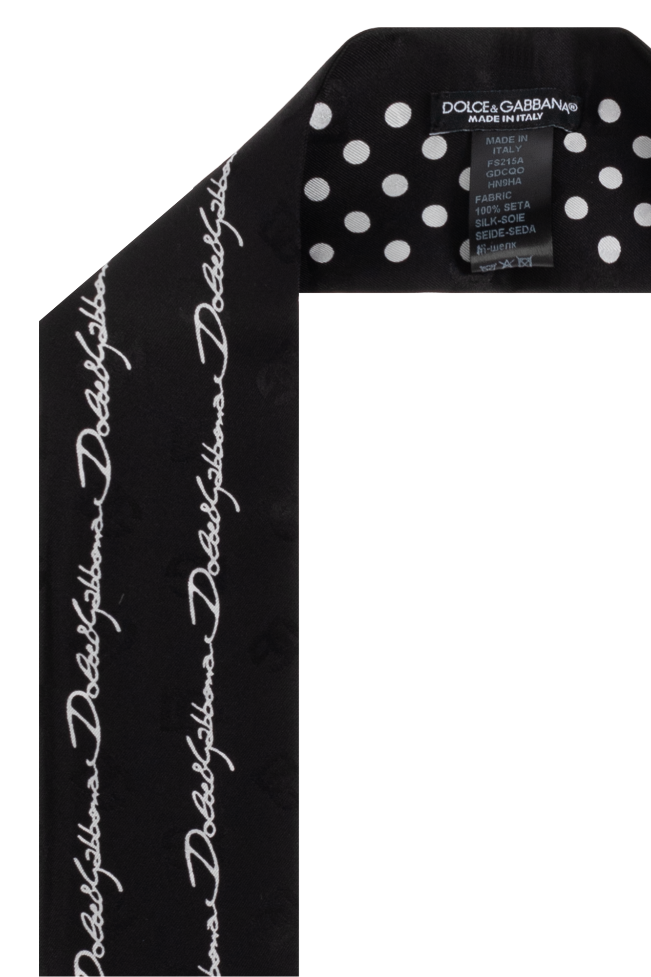 SchaferandweinerShops Canada - Black Silk scarf Dolce